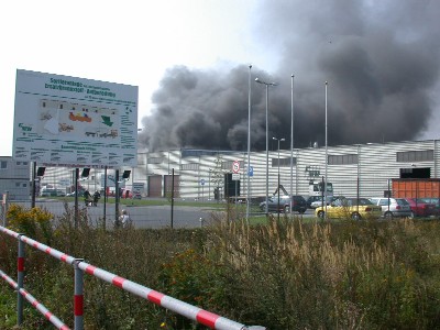 August 2002 - Brand in Delitzsch Südwest