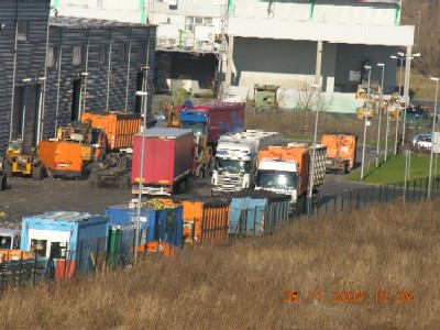 25.11.2004 - Lkw´s in Delitzsch Südwest