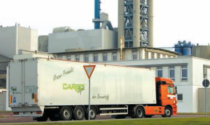 Carbo Light, der Ersatzbrennstoff aus Delitzsch, wird derzeit wegen einer Wartungspause nicht ins Zementwerk nach Bernburg transportiert. Foto: Ditmar Wohlgemuth